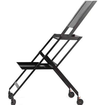 Arbeits- und Serviertisch Plico, rollbar