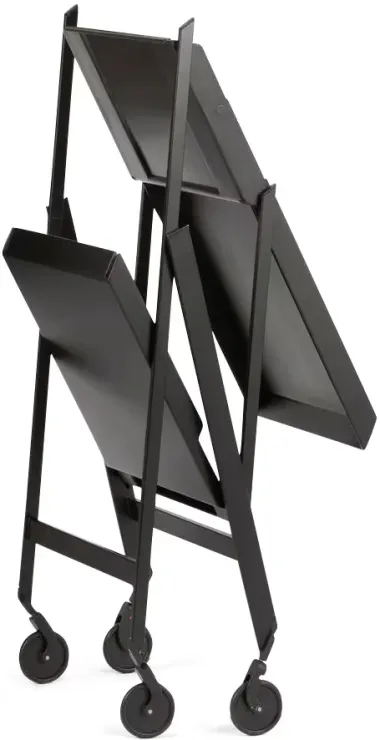 Arbeits- und Serviertisch Plico, rollbar