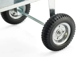 Balkonhochbeet verzinkt rollbar