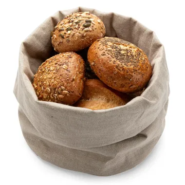 Brotbeutelkorb Leinen