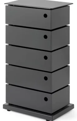Drehladen-Container Stahlblech 5-fach anthrazit