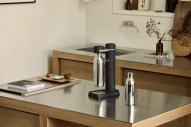 Edelstahlflasche zu Wassersprudler Carbonator 3