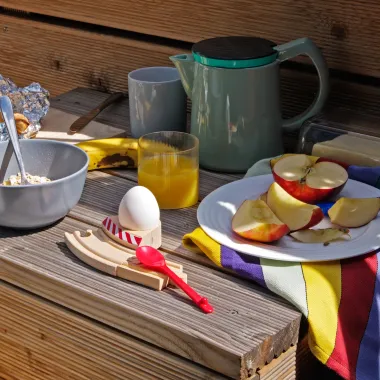 Eierbecher mit Schranke