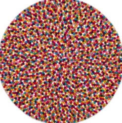 Filzkugelteppich