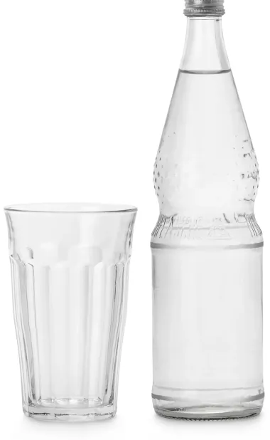 Französisches Bistroglas