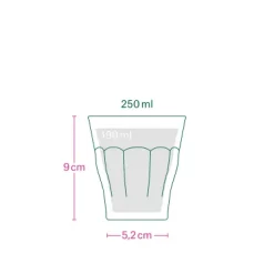 Französisches Bistroglas Grün, 250 ml
