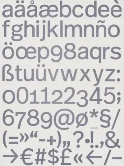 Geschenkpapier p98a Typo Real