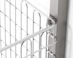 Gitterkorb zu Regalsystem Inox