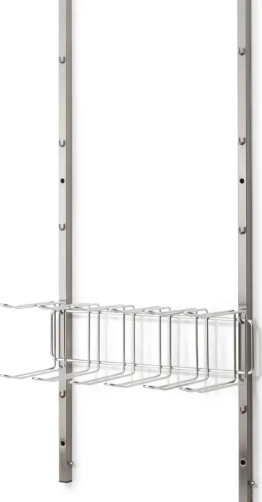Hakenleiste zu Regalsystem Inox