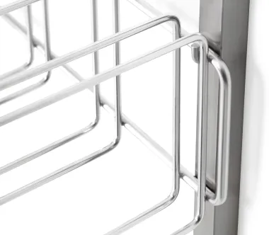 Hakenleiste zu Regalsystem Inox