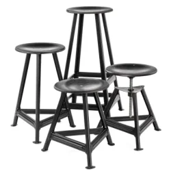 Hocker Chemnitz, höhenverstellbar, monochrom