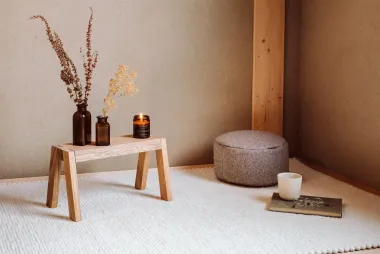 Hocker Eichenholz