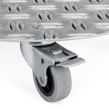 Kübelroller Aluminiumblech