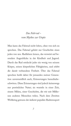 Lob des Fahrrads