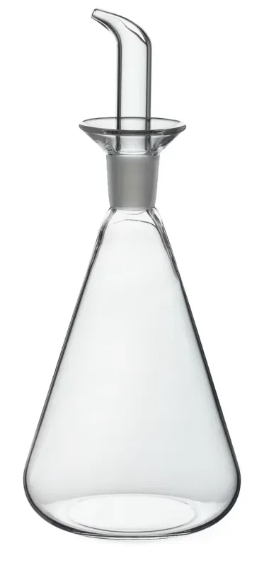 Öl- oder Essigflasche Borosilikatglas