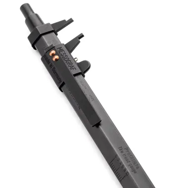 Messograf Druckbleistift schwarz verchromt