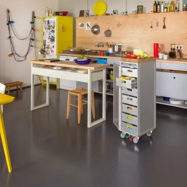 Schublade Atlas, Aluminium