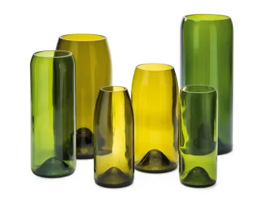 Vase Weinflasche