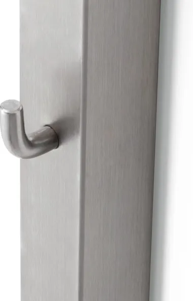 Wandhakenschiene zu Regalsystem Inox