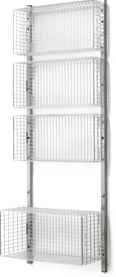 Wandhakenschiene zu Regalsystem Inox