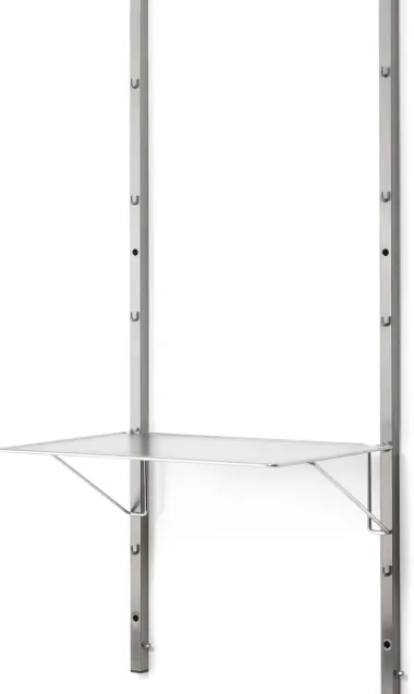 Wandhakenschiene zu Regalsystem Inox